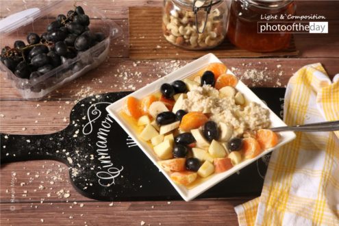 Fruit Yoghurt Salad by Hanan AboRegela - Food Photography, Photo of the Day, Photography Awards, Art Photography, Online Photography Courses