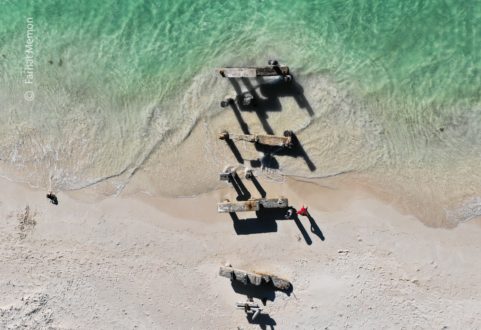 Jetty Ruins by Farhat Memon - Aerial Photography, Photography Awards, Photo of the Day, Online Photography Courses, Art Photography