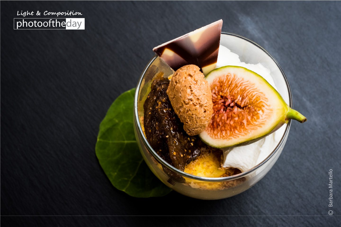 Mascarpone and Figs Dessert by Barbara Martello Mascarpone and Figs Dessert by Barbara Martello - Food Photography, Award Winning Photography, Photo of the Day, Mascarpone Figs Dessert, Light & Composition University