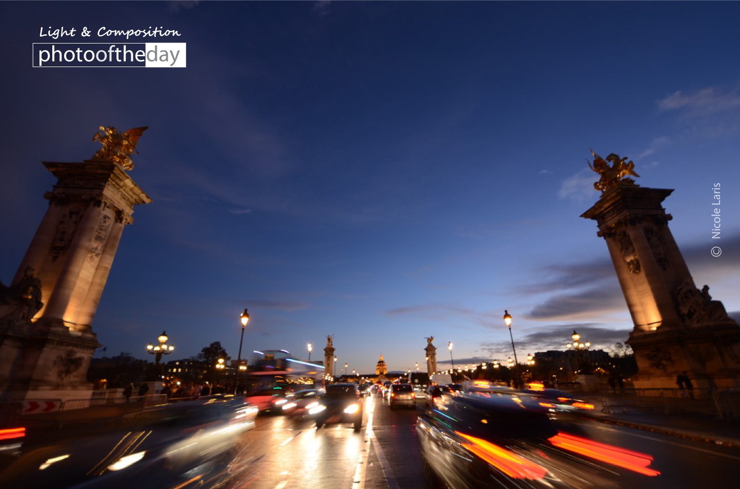 PONT ALEXANDRE III by Nicole Laris - Night Photography, Photography Awards, Photo of the Day, Paris Photography, Art Photography