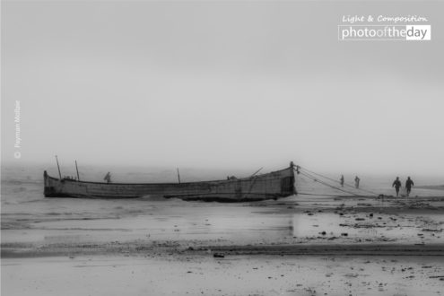 Boat and Fisherman by Payman Mollaie - Documentary Photography, Photo of the Day, Art Photography, Photojournalism, Online Photography Courses