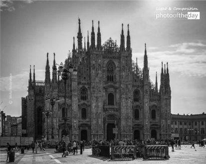 Piazza Duomo Milano by Mirka Krivankova - Photo of the Day, Photography Awards, Black and White Photography, Art Photography, Online Photography Courses