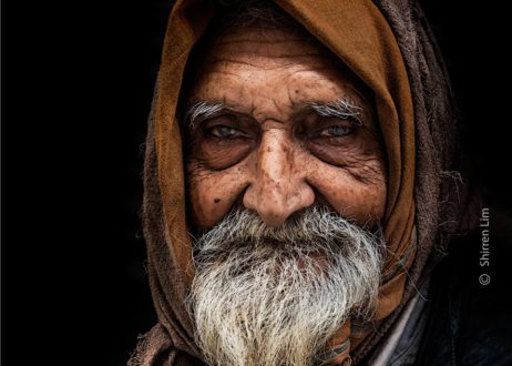 Old Man at Chandni Chowk by Shirren Lim - Portrait Photography, Street Photography, Award Winning Photo, Photojournalism, India Photography