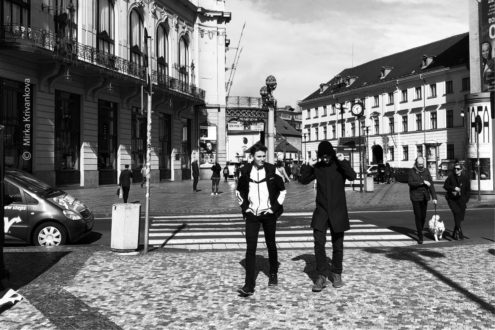 Prague Street by Mirka Krivankova - Street Photography, Black and White Photography, Photo of the Day, Photography Awards, Online Photography Courses