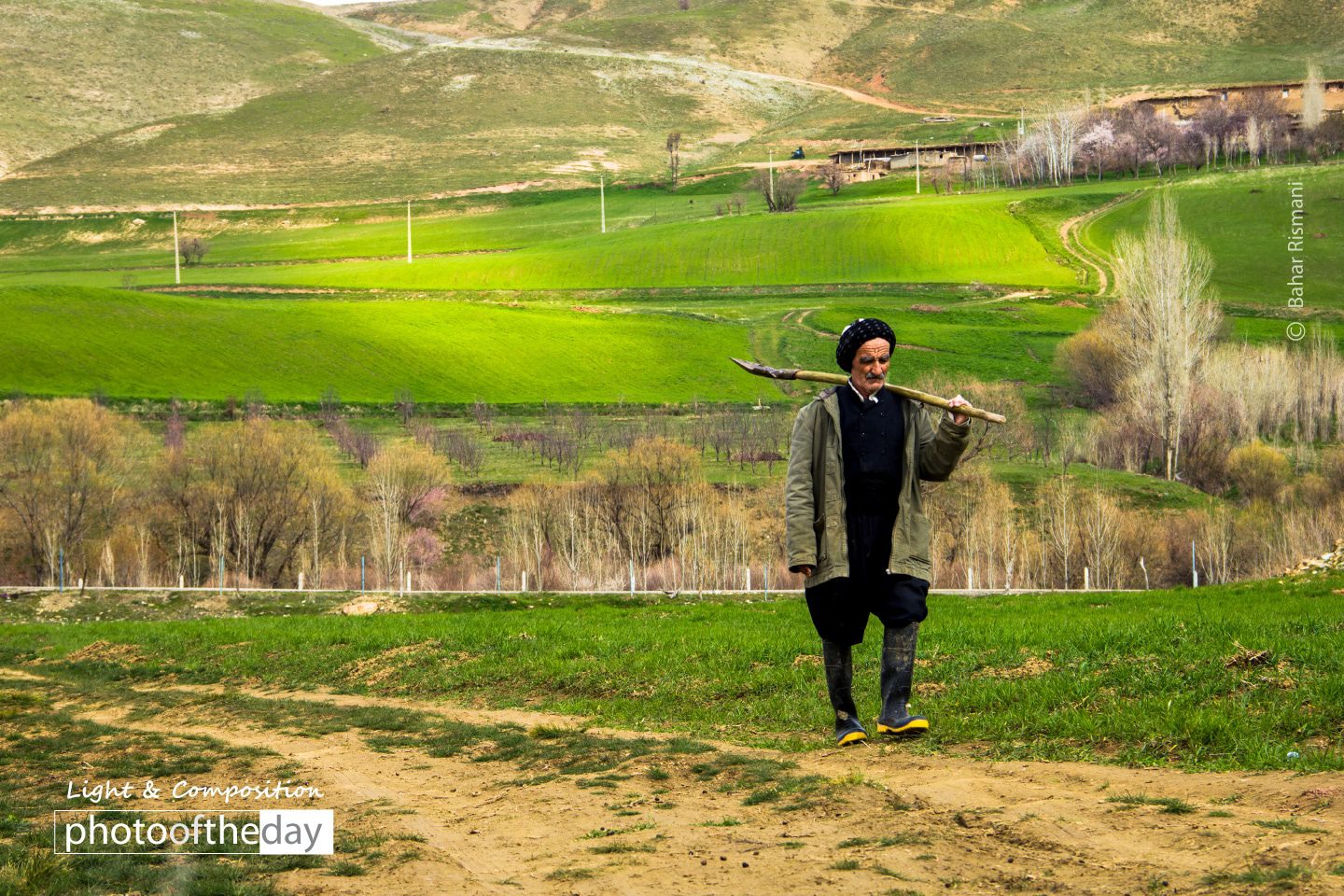 A Mahabad Farmer by Bahar Rismani - Photojournalism, Portrait Photography, Award Winning Photography, Photo of the Day, Bahar Rismani