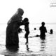 Beach Sunset with Granny by Andisiwe Boya - Photojournalism, Black and White Photography, Award Winning Photography, Photography Awards,  Andisiwe Boya