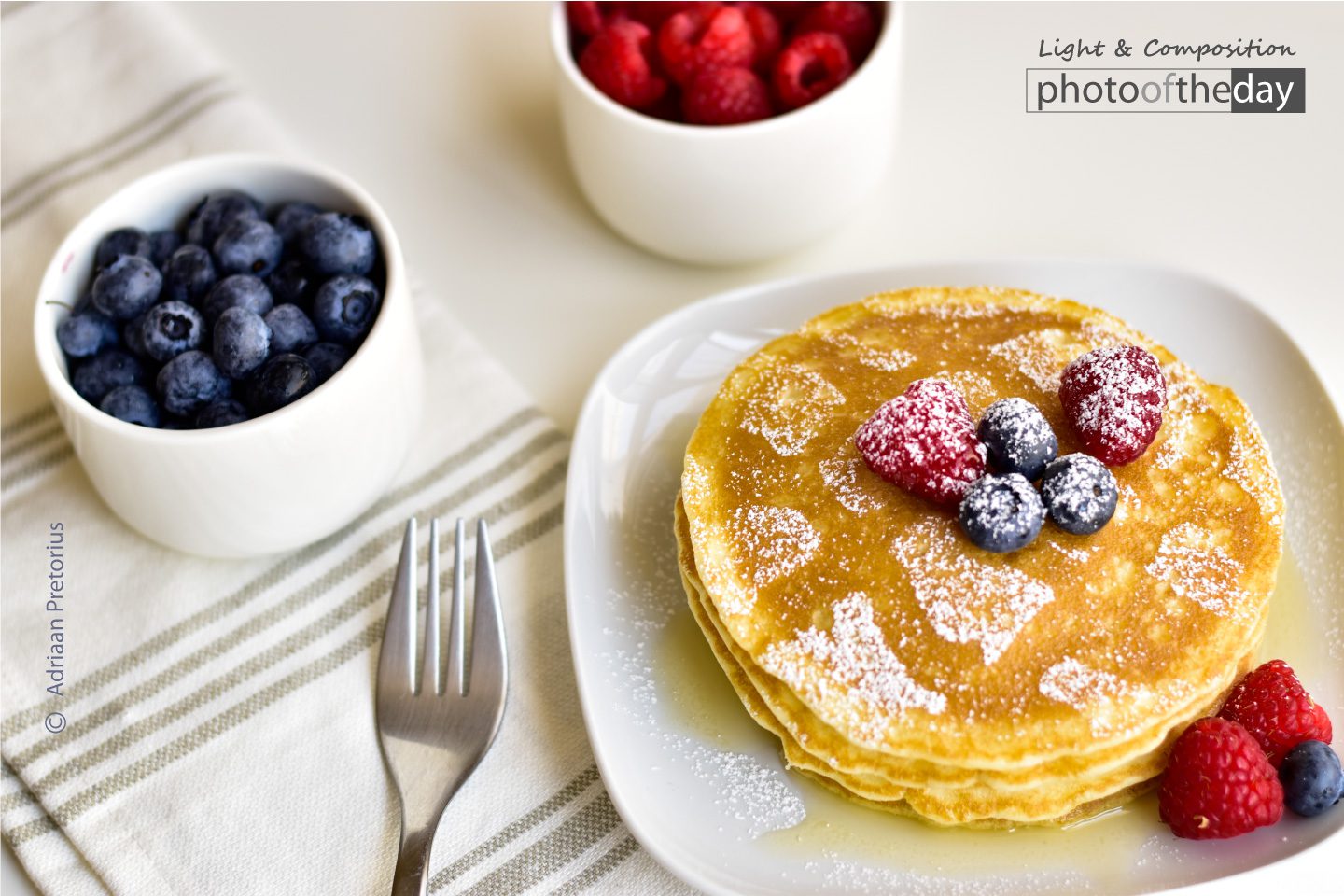 Pancakes for Breakfast by Adriaan Pretorius Pancakes for Breakfast by Adriaan Pretorius - Food Photography, Photography Awards, Photo of the Day, Adriaan Pretorius, Light & Composition