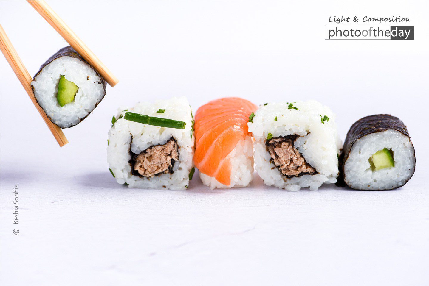 The Art of Sushi by Keshia Sophia Taking a Dip by Keshia Sophia - Food Photography, Photography Awards, Photo of the Day, Online Photography Courses, Art Photography