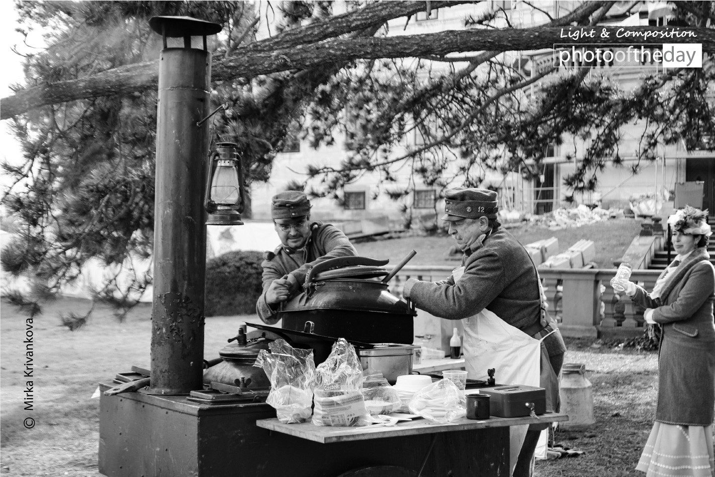 Soldiers in the Field Kitchen by Mirka Krivankova - Photojournalism, Photography Awards, Art Photography, Mirka Krivankova, Photo of the Day