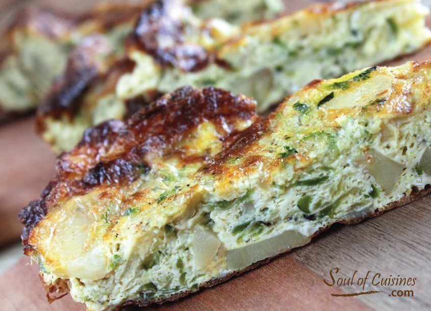 Potato and Zucchini Pie