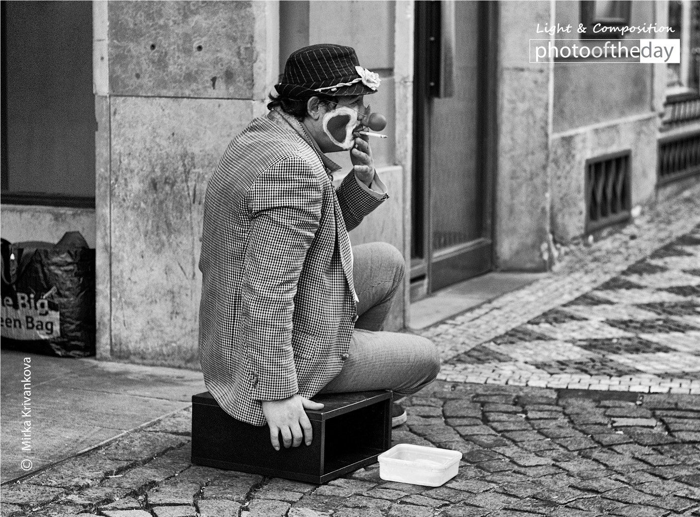 The Clown by Mirka Krivankova - Photojournalism, Photography Awards, Art Photography, Mirka Krivankova, Photo of the Day