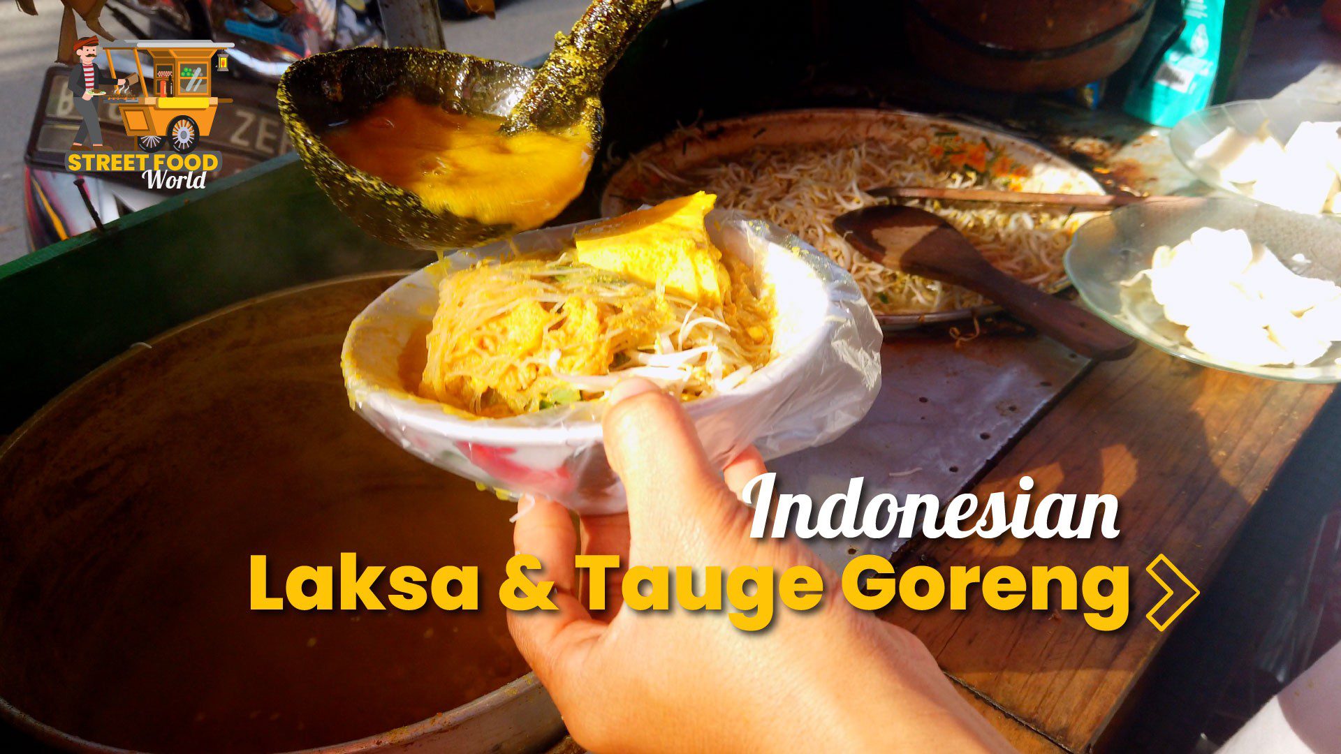 Laksa & Tauge Goreng - Laksa, Tauge Goreng, Indonesian Street Food, Indonesian Food, Recipe