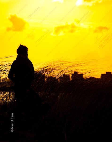 Watcher at the Golden Edge of the City - Fine Art Photography Prints, Limited Edition Photography, Luxury Photography Art, Museum-Quality Photography, Art Photography for Sale