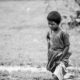 Child Wading Through the Wet Fields - Fine Art Photography Print, Limited Edition Photography, Giclée Print, Black and White Photography,  Art Photography Investment
