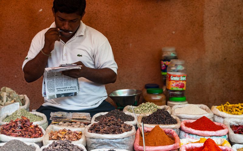 The Spice Merchant's Morning Paper The Spice Merchant's Morning Paper - Fine Art Photography Prints, Limited Edition Photography, Documentary Photography, Art Photography Prints, Giclée Prints