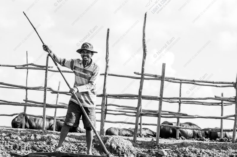 The Smiling Man with a Punting Pole - Fine Art Photography Print, Limited Edition Photography, Museum-Quality Photography, High-End Photography Prints, Photography Collectors