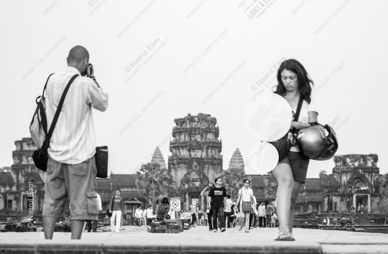 The Photographer and the Traveler Before the Temple Gates The Photographer and the Traveler Before the Temple Gates - Fine Art Photography Prints, Limited Edition Photography, Giclée Prints, Luxury Photography Art, Art Photography for Sale