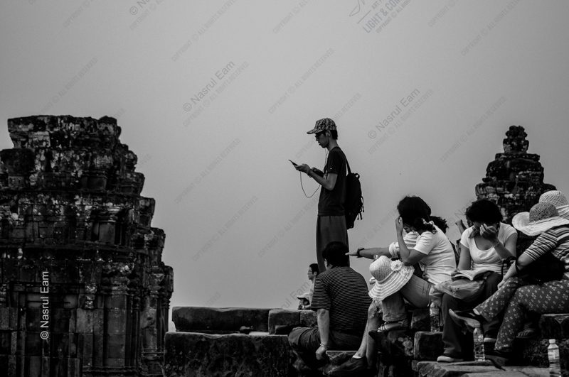 Travelers Resting on Temple Stones Travelers Resting on Temple Stones - Fine Art Photography Print, Limited Edition Photography, Giclée Print, Luxury Photography Art, Contemporary Photography Art