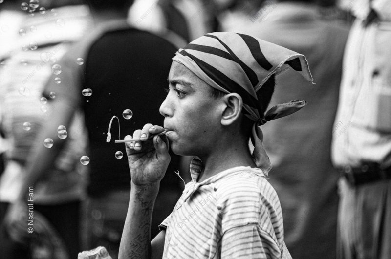 The Bubble Blower The Bubble Blower - Fine Art Photography Print, Limited Edition Photography, Museum-Quality Photography, Black and White Photography, Contemporary Art Photography