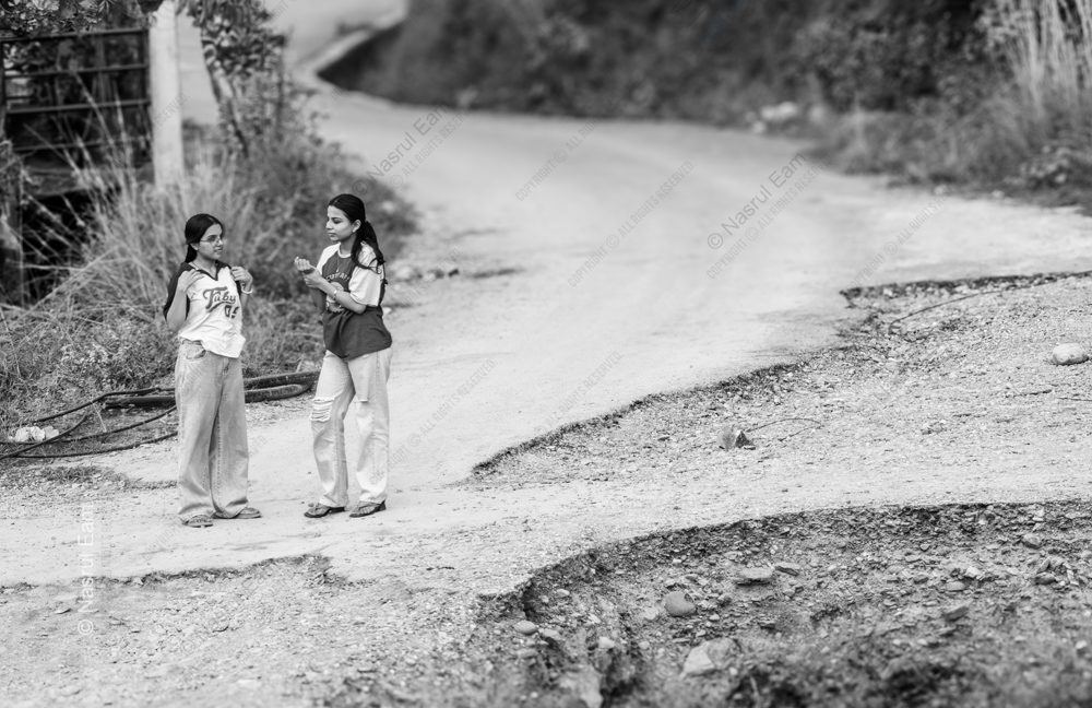 Shared Moment on a Worn Path