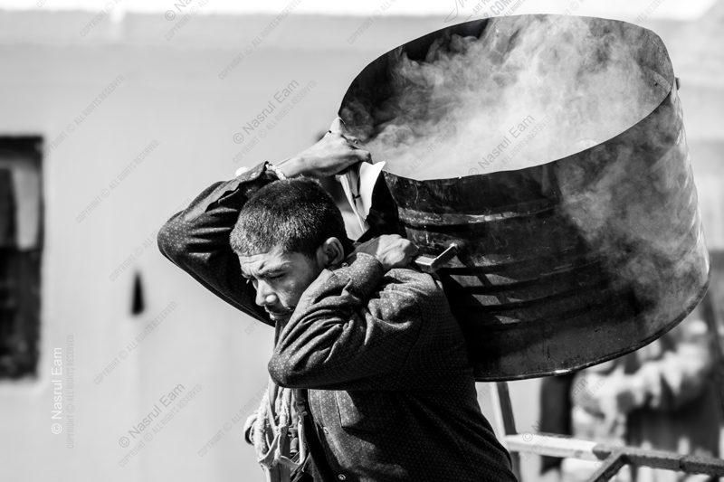 The Porter and the Steam The Porter and the Steam - Fine Art Photography Print, Limited Edition Photography, Giclée Print, Museum-Quality Photography, Art Photography Investment