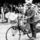 The Young Vendor of Baskets and Brooms - Fine Art Photography Print, Limited Edition Photography, Black and White Photography,  Documentary Photography, Street Photography