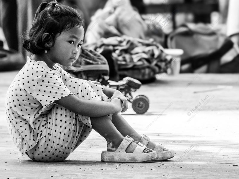 Girl in Polka Dots on the Ground Girl in Polka Dots on the Ground