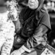 The Seated Vendor with Her Wares - Fine Art Photography Print, Limited Edition Print, Black and White Photography, Museum Quality Print, Giclée Print