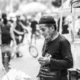 The Sate Vendor's Pause - Fine Art Photography Print, Limited Edition Photography, Documentary Photography, Monochrome Photography, Art Photography Prints