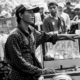 The Bakso Seller at His Cart - Fine Art Photography Print, Documentary Photography, Limited Edition Print, Black and White Photography, Street Photography