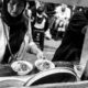 A Woman at Her Food Stall - Fine Art Photography Print, Limited Edition Photography, Giclée Print, Black and White Photography,  Contemporary Art Photography
