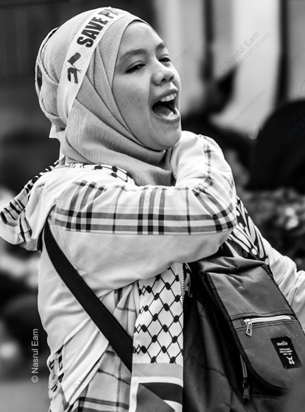 A Voice from the Rally - Fine Art Photography Print, Limited Edition Photography, Documentary Photography, Black and White Photography,  Art Photography for Sale