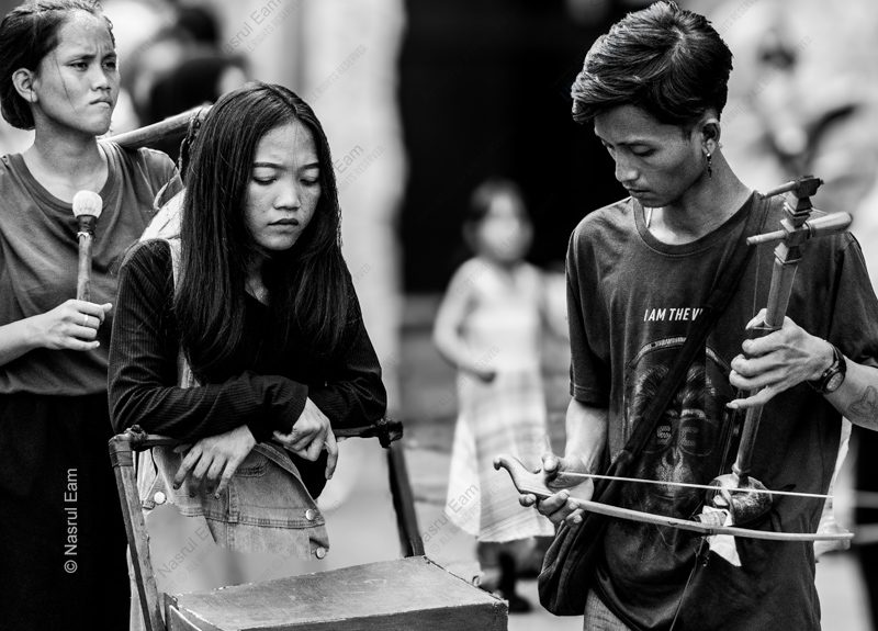 Street Musicians with a Bowed Instrument Street Musicians with a Bowed Instrument - Fine Art Photography Print, Limited Edition Photography, Giclée Print, High-End Photography, Art Photography Collectors
