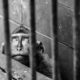 The Captive Primate's Gaze - Fine Art Photography Print, Limited Edition Photography, Black and White Photography,  Documentary Photography,  Primate Photography
