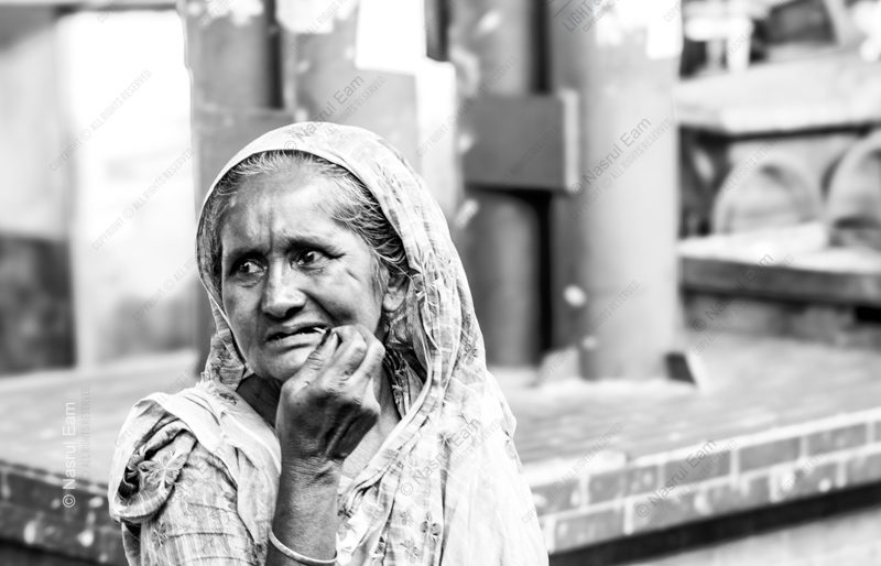 An Elder's Gaze of Concern - Fine Art Photography Print, Limited Edition Photography, Giclée Print, Monochrome Photography, Portrait Photography