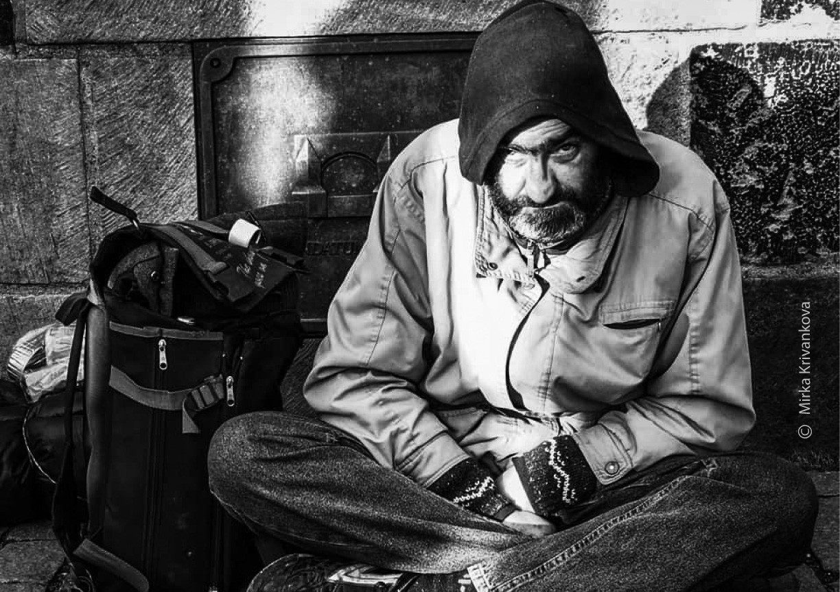 A Beggar by Mirka Krivankova A Beggar by Mirka Krivankova - Photojournalism, Art Photography, Documentary Photography, Mirka Krivankova, Photography Awards