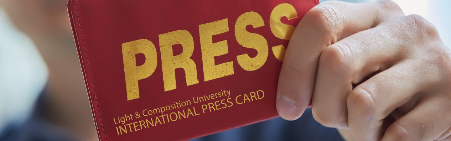 Light & Composition International Press Card Official Document