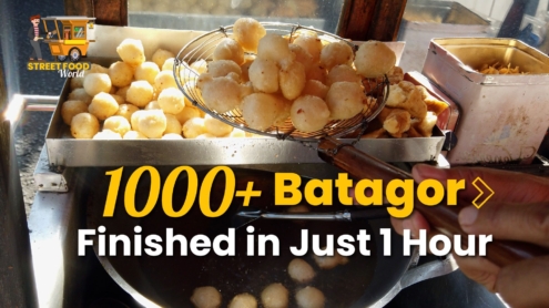 Batagor Mang Ujang - Street food photography, culinary photography, photojournalism, Indonesian food, Batagor