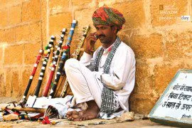 On the Way of Ghadisar Lake by Vijaya Sri Sanjevi