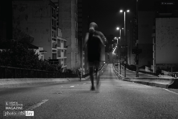 Running at Elevado Costa e Silva, by Marcus Laranjeira