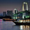 The Tokyo Bay & the Traditional House Boats, by Michiko Matsumoto - Night Photography, Award-Winning Photography, Tokyo Bay Photography, Photojournalism,  Art Photography