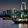 The Tokyo Bay & the Traditional House Boats, by Michiko Matsumoto - Night Photography, Award-Winning Photography, Tokyo Bay Photography, Photojournalism,  Art Photography