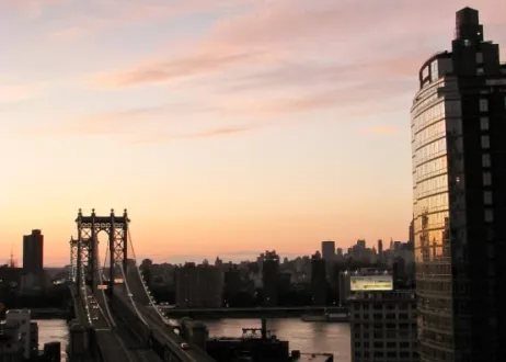 Sunset Over NYC by Chris Horner