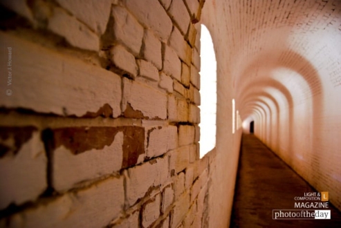 Gallery at Fort Barrancas by Victor Howard
