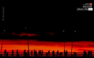 Liimfjorden Bridge at Sunset by Nuno Alexandre