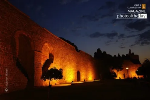 After Sunset Castle of Diyarbakir by Mehmet Masum