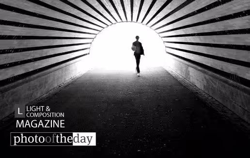 Central Park Tunnel, by Christopher Utano - Artistic Photography, Black and White Photography, Photo of the Day, Central Park Photography, Composition Photography