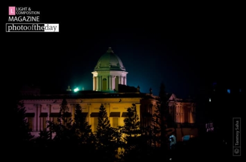 The Inner Colour of Ahsan Manjil, by Tanmoy Saha - Night Photography, Award Winning Photography, Photo of the Day, Ahsan Manjil, Dhaka