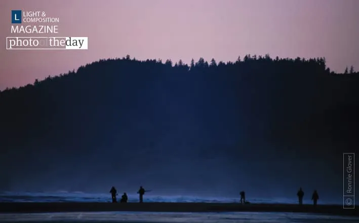 Beach at Dusk by Ronnie Glover