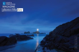 Corbière Lighthouse in the Early Morning by Ron ter Burg